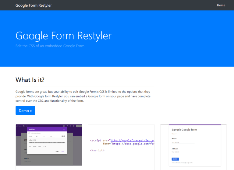 #Google Form restyler – edit the #CSS of Google Forms | Network ...